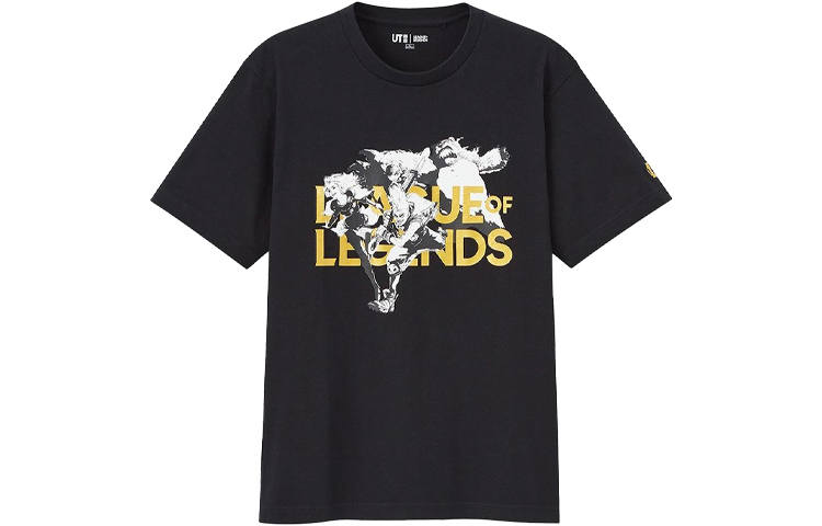 UNIQLO x League Of Legends T Shirt Unisex Black