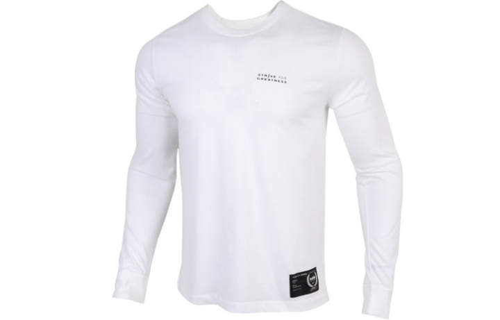 Nike Nike T Shirts Men's White Crew Neck Moderate Straight Fit