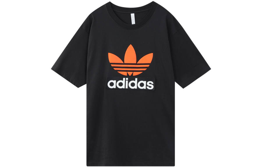 Adidas Originals BIG TREFOIL T Shirt Men's Black