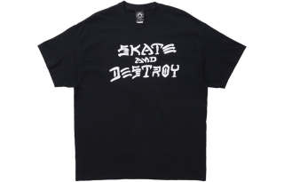 Thrasher T Shirt US Version Unisex Black
