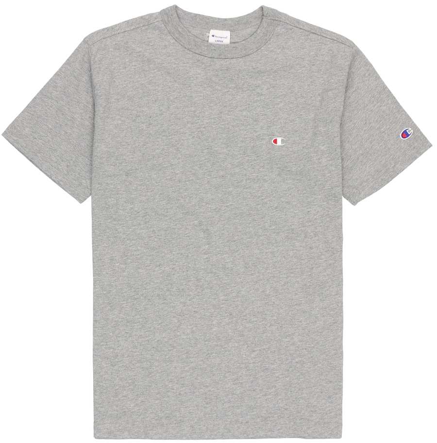 Champion T Shirt Unisex Light Gray