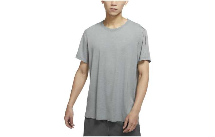 Nike Nike T Shirts Men's Gray Crew Neck Thin Straight Fit