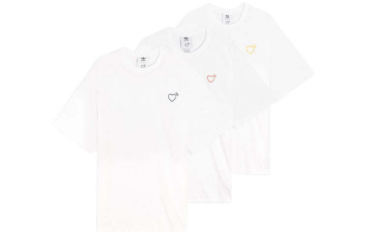 Adidas Originals x HUMAN MADE T Shirt Men's 3 Pack White
