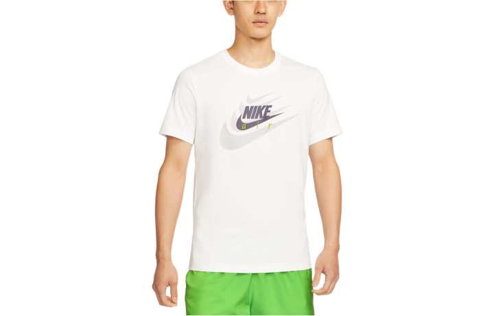 Nike Nike T Shirts Men's White Crew Neck Moderate Straight Fit
