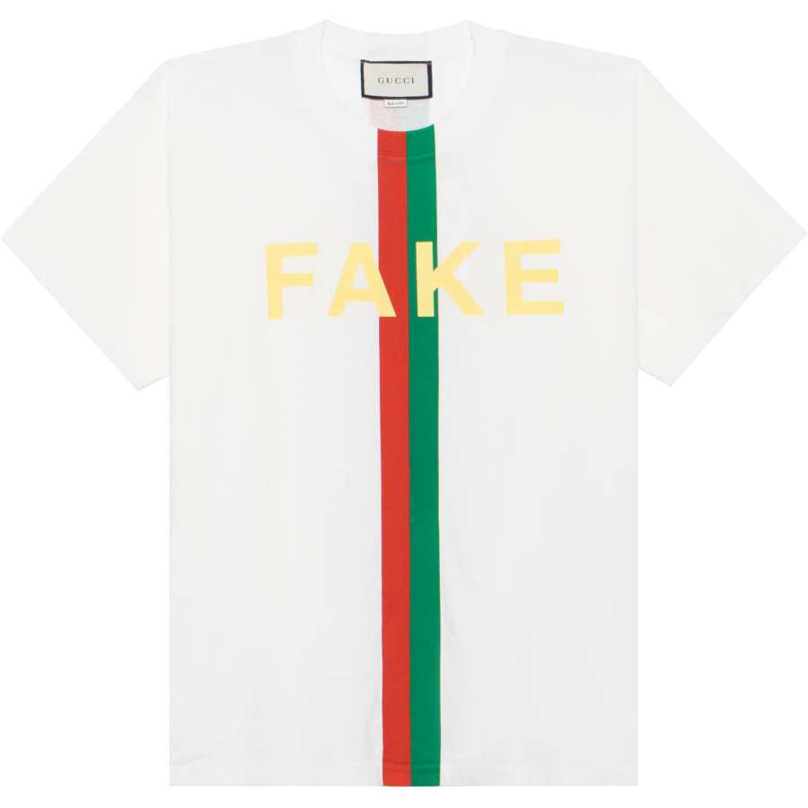 GUCCI 【Previous Season】Fake/Not print T-shirt