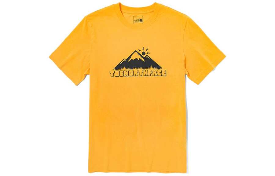 THE NORTH FACE T Shirt Unisex Yellow