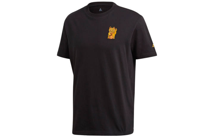 Adidas Adidas T Shirts Men's Black Crew Neck Moderate Straight Fit