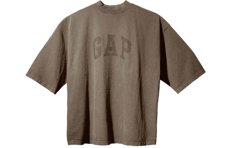 YEEZY x Gap X Balenciaga 3/4 Sleeve Tee T Shirt Unisex Brown