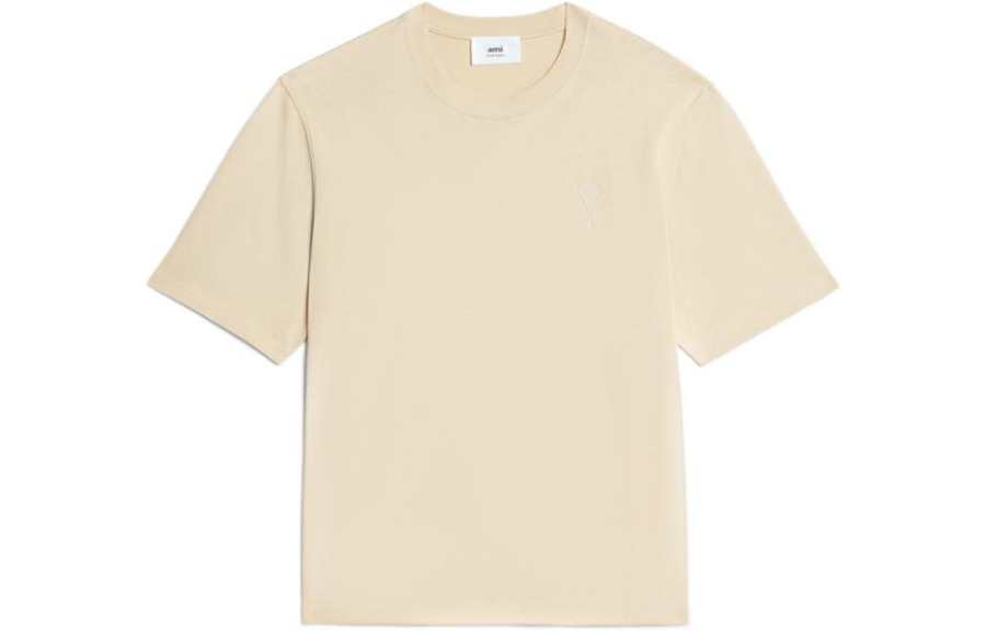 AMIPARIS Ami Paris Ami De Coeur Logo Embroidered T Shirt