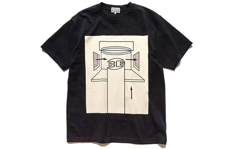 Cav Empt T Shirts Men's Black Crew Neck Moderate Straight Fit
