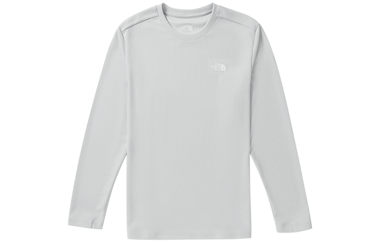 THE NORTH FACE T Shirts Men's Gray White Crew Neck Moderate Other