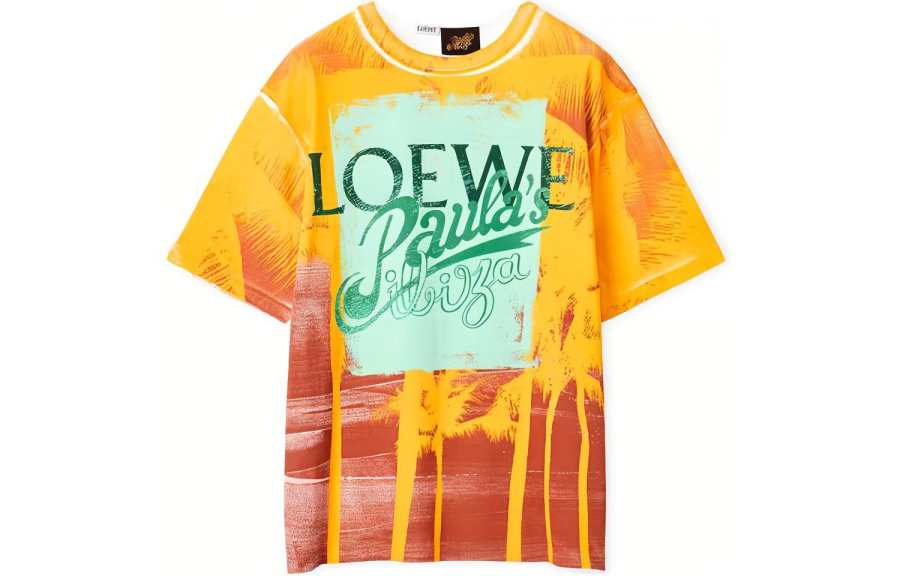LOEWE LOEWE Palm Print T Shirt