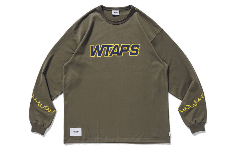 WTAPS WTAPS T Shirts Men's Crew Neck Moderate Straight Fit