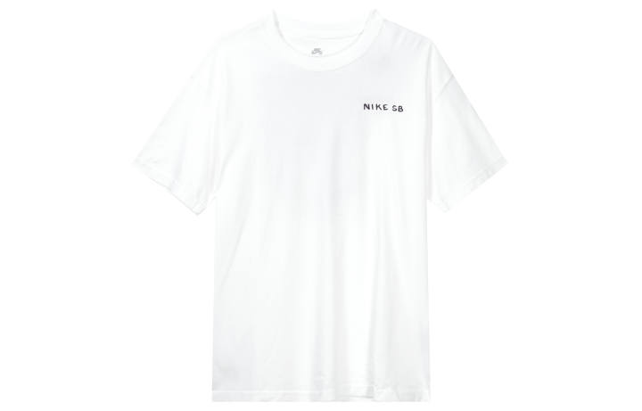 Nike Nike T Shirts Men's White Crew Neck Moderate Straight Fit