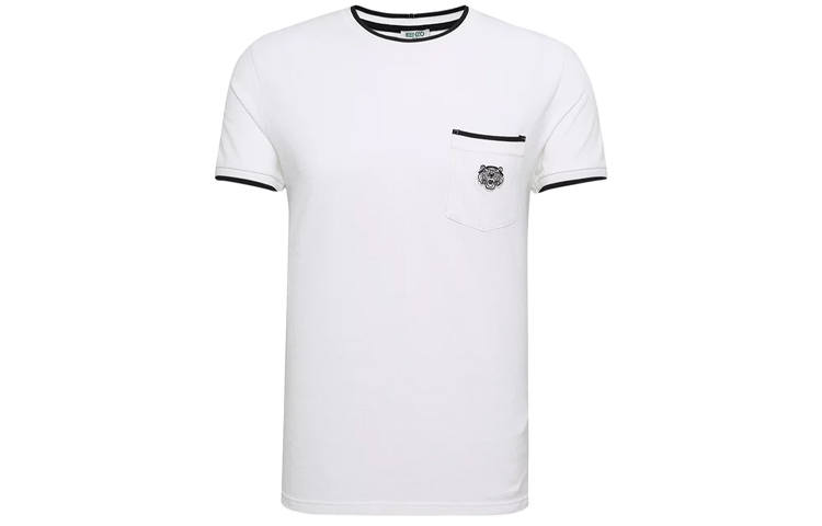KENZO Tiger Embroidered Crewneck T-Shirt