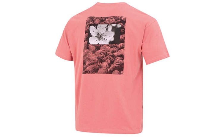 Nike Nike T Shirts Men's Pink Crew Neck Moderate Straight Fit