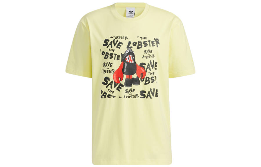 Adidas Originals T Shirt Men's Yellow