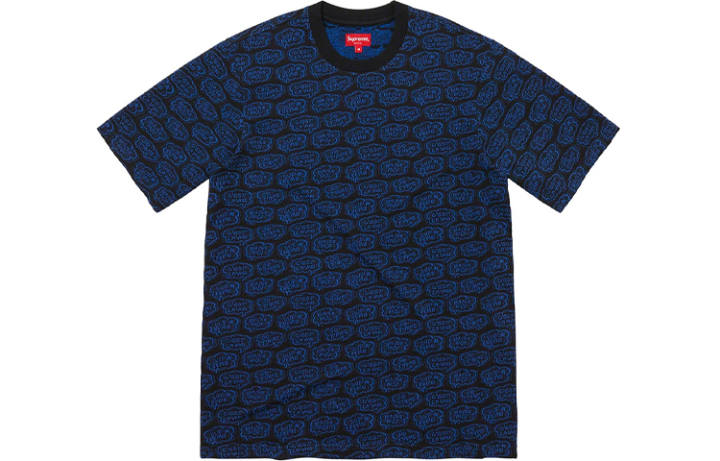 Supreme Supreme Word Bubble Jacquard S/S Top