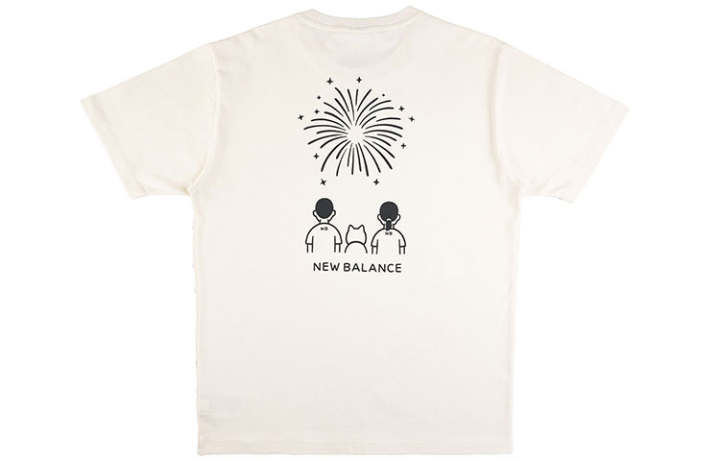 New Balance New Balance T Shirt Unisex Ecru
