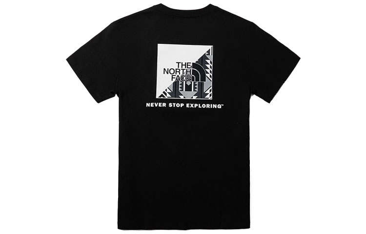 THE NORTH FACE T Shirts Unisex Black Crew Neck Moderate Straight Fit