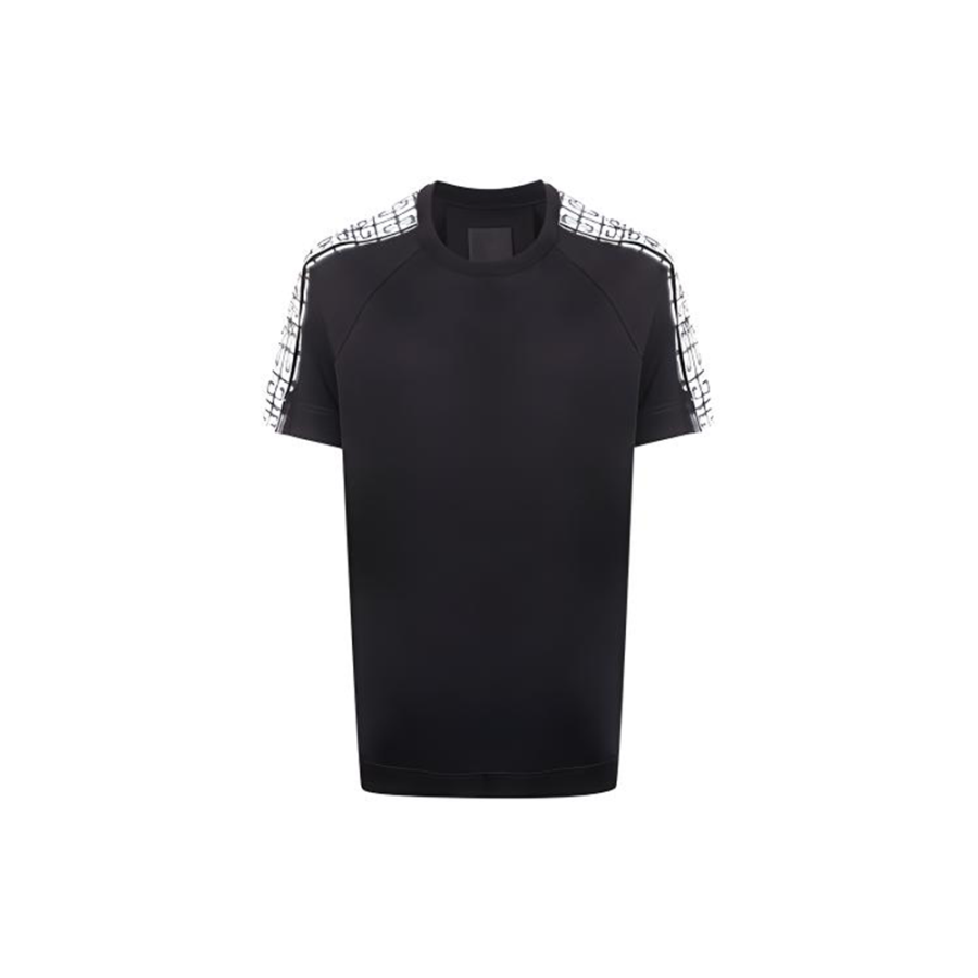 Givenchy Givenchy T Shirts Men's Black Crew Neck Moderate Straight Fit