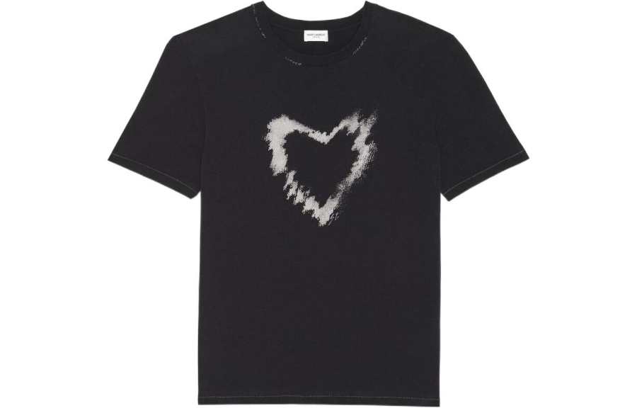 SAINT LAURENT Heart T shirt