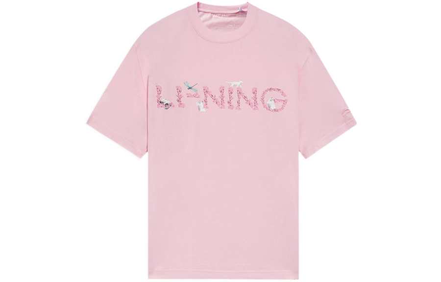 Li-Ning Li Ning SS22 T Shirt Unisex Pink