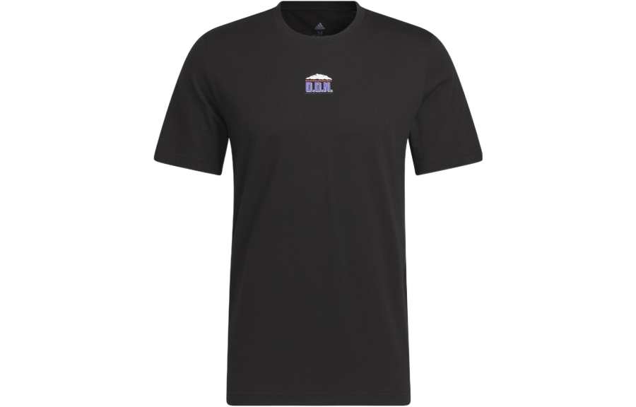 Adidas Adidas T Shirts Men's Black Crew Neck Moderate