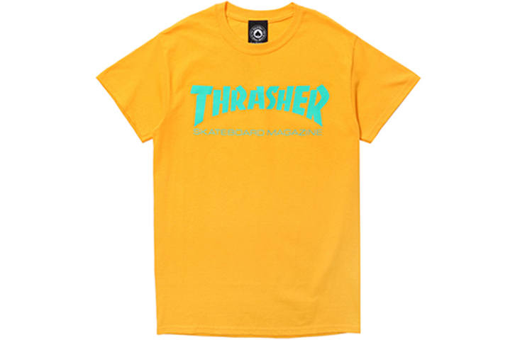 Thrasher Thrasher T Shirt US Version Unisex Yellow