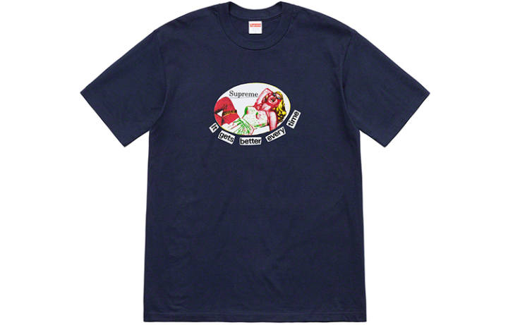 Supreme Supreme SS19 T Shirts Unisex Crew Neck Moderate Straight Fit