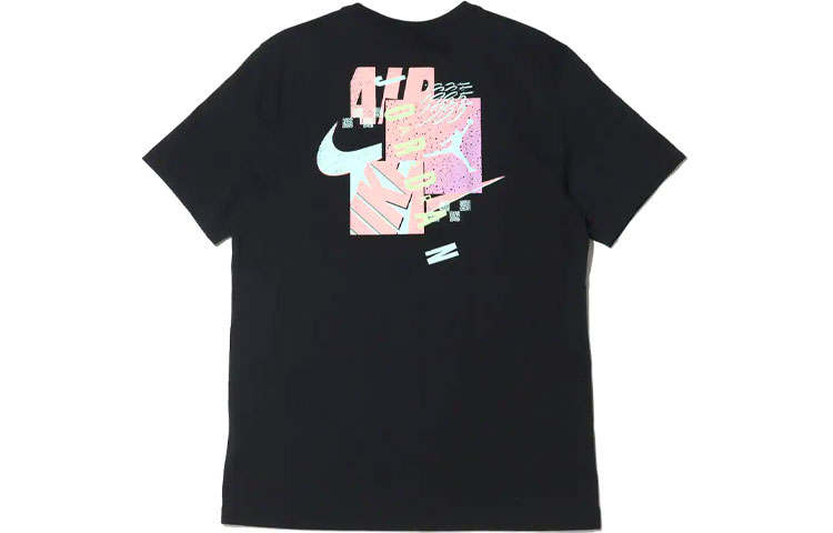 Jordan Jordan Air Futura T Shirts Men's Black Crew Neck Moderate Straight Fit