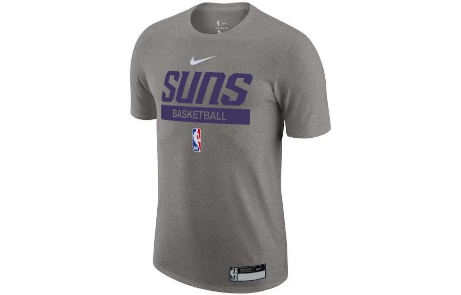 Nike Nike T Shirts Unisex Gray Crew Neck Moderate Straight Fit