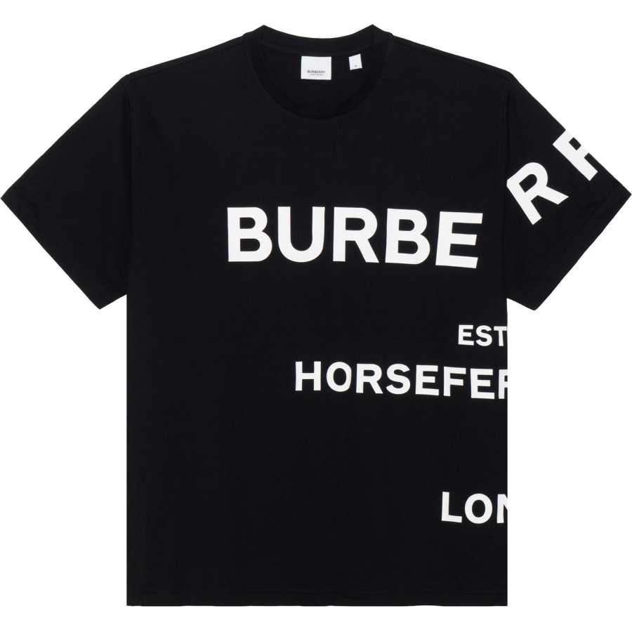 Burberry Horseferry Print Cotton Oversized T shirt