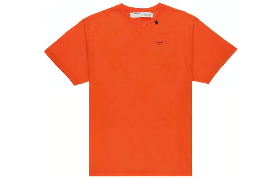 OFF-WHITE OFF WHITE Oversized Abstract Arrows Embroidered T Shirt