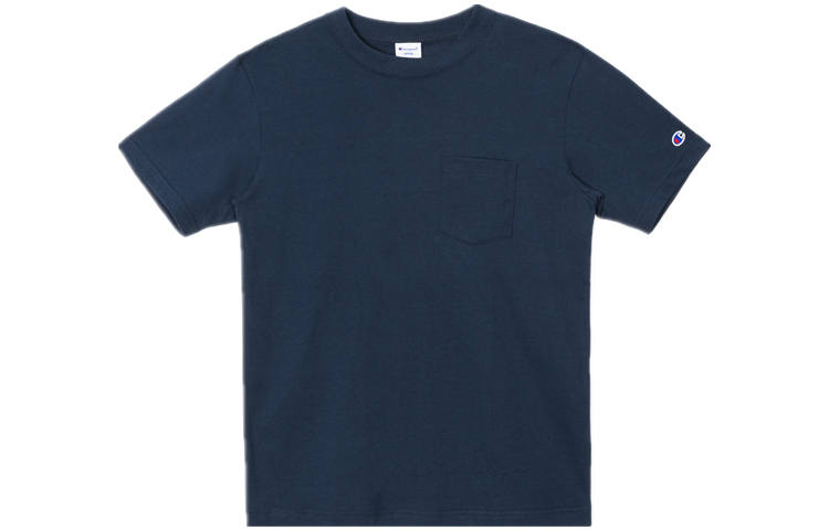 Champion T Shirt Japan Version Unisex Navy Blue
