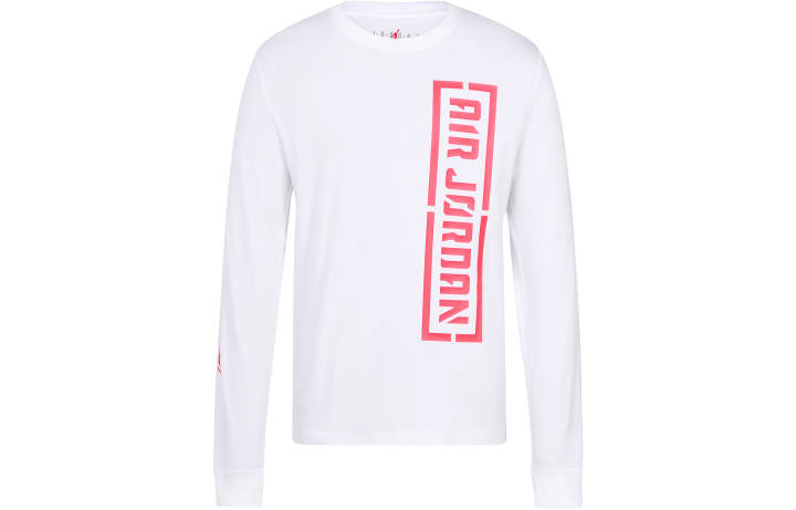 Jordan Jordan Wings T Shirts Men's White Crew Neck Moderate Straight Fit