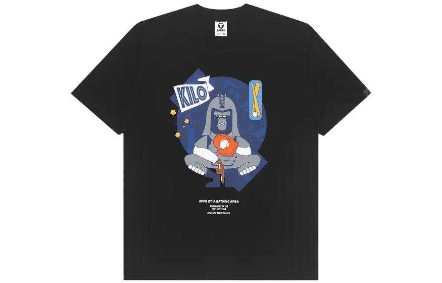 Aape x Rob Flowers T Shirt Men's