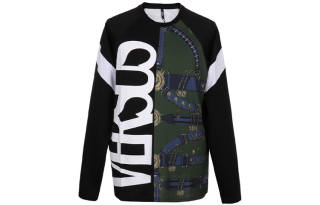 VERSUS T Shirts Men's Black Crew Neck Moderate Straight Fit