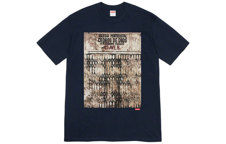 Supreme Supreme Co branded Collection T Shirt Unisex Marine Blue