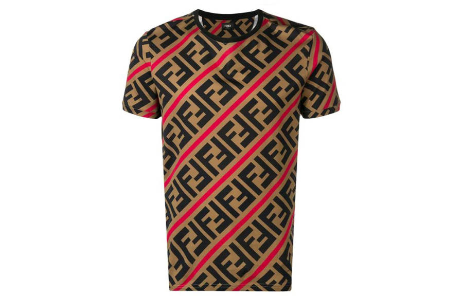 FENDI FENDI Ff Monogram Printed T shirt