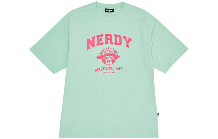Nerdy Nerdy T Shirt Unisex Mint Green
