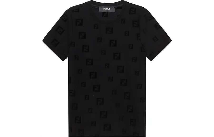 FENDI Regular T Shirt Men's Black