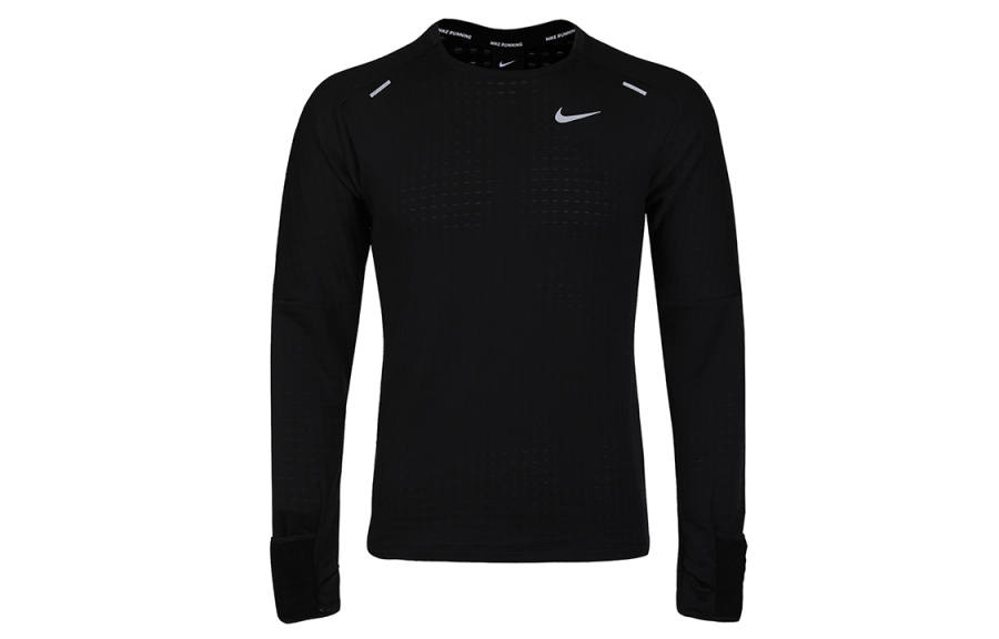 Nike Nike Dri Fit T Shirts Men's Black Crew Neck Moderate Straight Fit