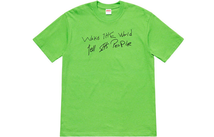 Supreme Supreme Buju Banton Wake The World Tee