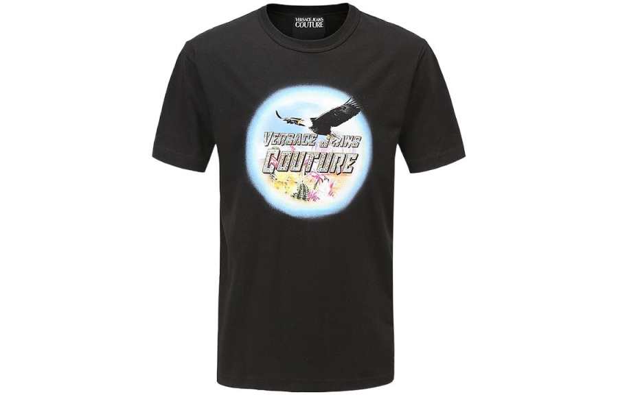 VERSACE JEANS COUTURE SS22 T Shirt Men's Black