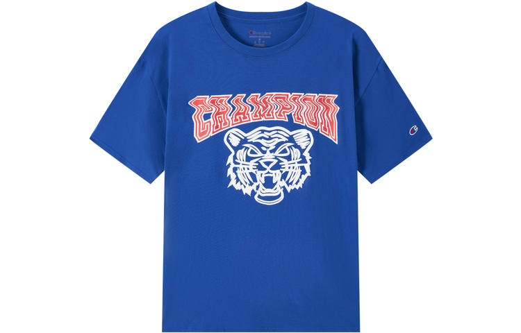 Champion T Shirts Unisex Crew Neck Moderate Straight Fit