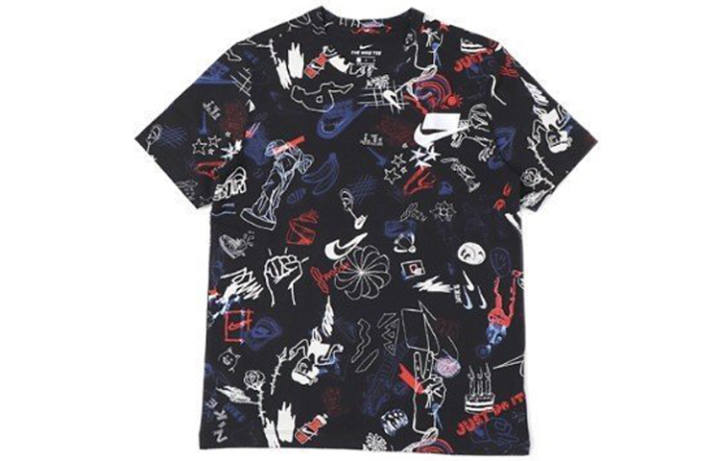 Nike Nike T Shirts Men's Crew Neck Moderate Straight Fit