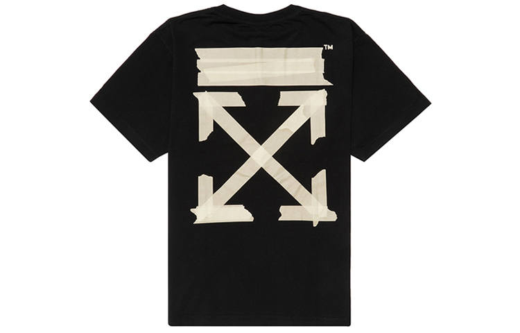 OFF-WHITE OFF WHITE Ss20 T Shirts Men's Crew Neck Moderate