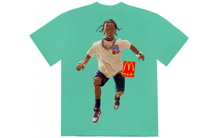 Travis Scott x Mcdonald , T Shirt Unisex Green