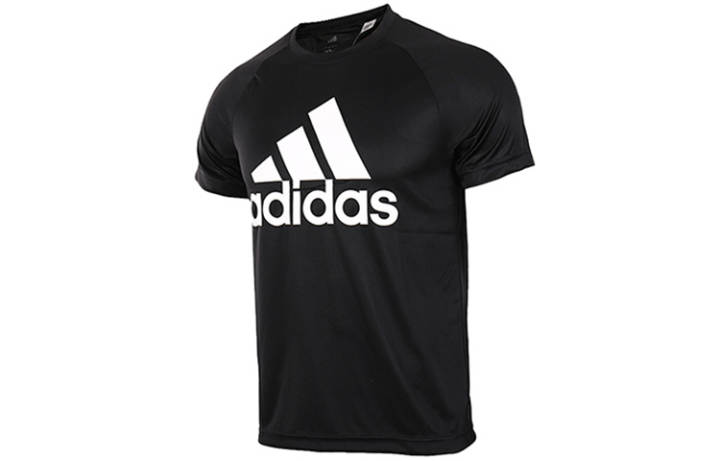 Adidas Adidas T Shirts Men's Crew Neck Moderate Straight Fit